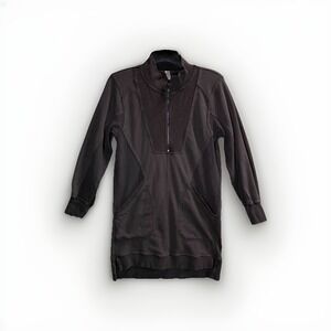 Daily‎ Practice by Anthropologie Sweater Dress Women's Small Quarter Zip Sleeves